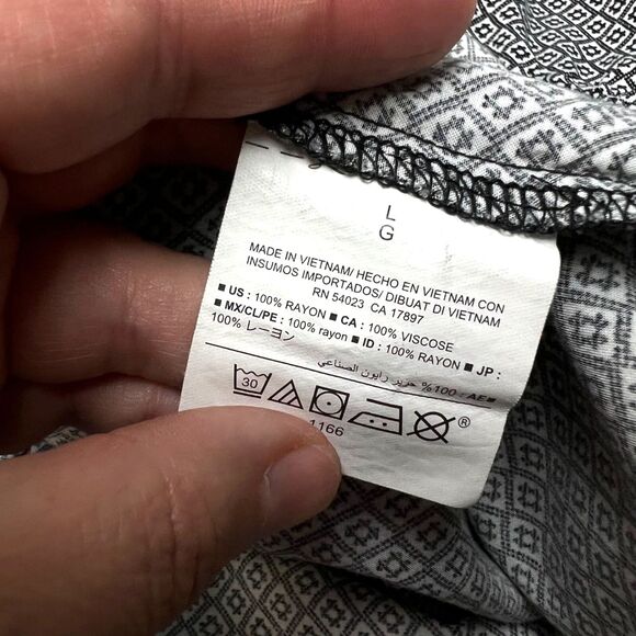 Old Navy Womens Blouson Sundress Sleeveless Geo Print Summer Lightweight Large - Picture 14 of 15